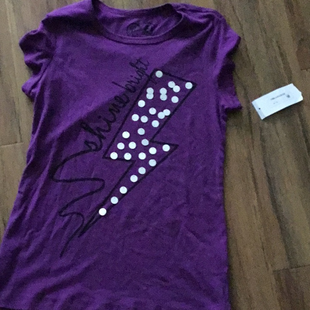 A purple t shirt